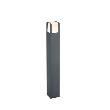 Ebro Palo Alto Led Da Esterno Fusione Di Alluminio Antracite H. 80Cm Trio Antracite
