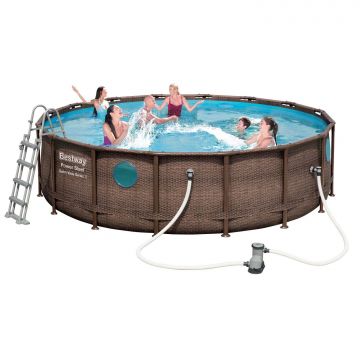 Bestway Piscina Fuori Terra Tonda 488x122 cm - Struttura in Tritech Bestway Multicolore