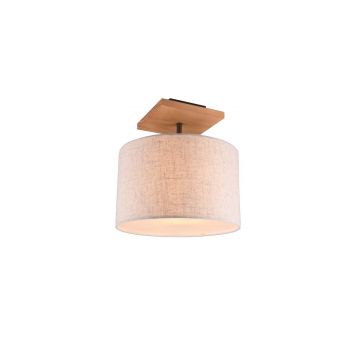 Elmau Plafoniera Legno Con Paralume Sabbia D. 36Cm Trio 
