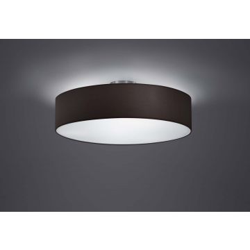 Hotel Plafoniera Tonda Paralume Nero Cm50 Trio 