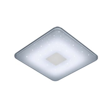 Samurai Plaf. Led Quadrata Con Telec. Dimmer + Luce Caldafredda L. 42 Trio 
