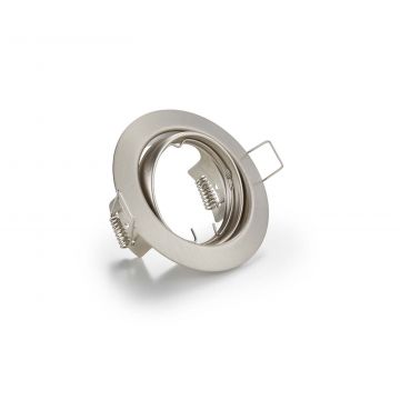 Jura Faretto Da Incasso Rotondo Orientabile Acciaio Diam. 8,3Cm Trio Grigio cenere