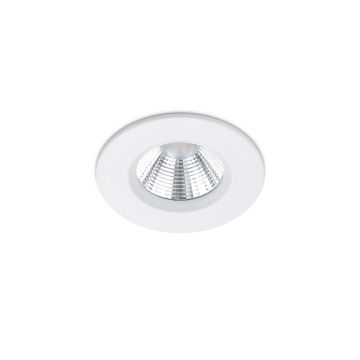 Zagros Faretto Da Incasso Led Rotondo Bianco Dimmerabile Ip65 Diam. 8,5Cm Trio Bianco