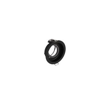 Kenai Faretto Da Incasso Rotondo Orientabile Nero D. 9,2Cm Trio Nero