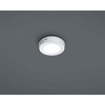Cento Plafoniera Led Tonda Bianca Piccola D.12 Cm Trio 