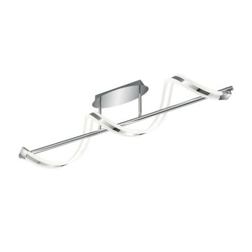 Sydney Plafoniera Led Cromata Dimmerabile L. 100 Trio 