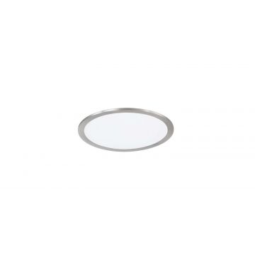 Phoenix Plafoniera Led Tonda Dimmerabile Acciaio Diff. Bianco D. 30 Trio 