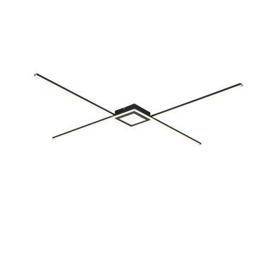 Oxford Plafonieraapplique Ad "X" Antracite L. 102Cm Trio 