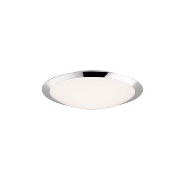Umberto H2O Plafoniera Led Bordo Cromo Ip44 D. 42Cm Trio 