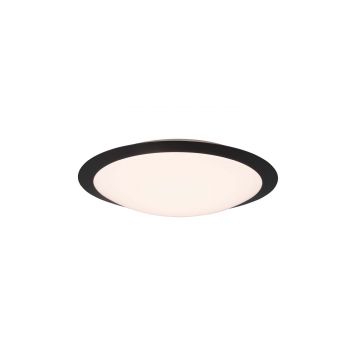 Umberto H2O Plafoniera Led Bordo Nero Ip44 D. 42Cm Trio 