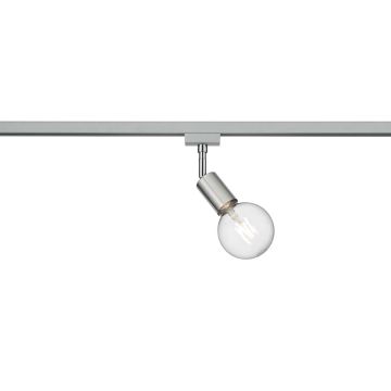 Duoline Spot Orentabile Acciaio Satinato H. 13Cm Trio Grigio cenere