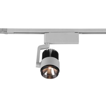 Duoline Radiator Spot Led Orientabile Metallo Alluminio H. 24Cm Trio Pervinca