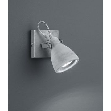 Concrete Spot Singolo Metallo E Cemento Trio Grigio topo