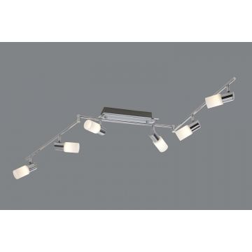 Clapton Barra 6 Spots Led All+Cil L.150 Trio Grigio 25%