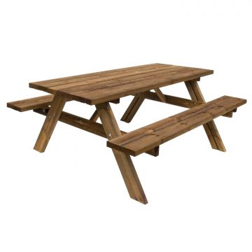 Oasi Picnic - Tavolo Da Giardino Con Panche Frankystar Pino Palustre