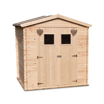 Giada - Casetta Da Giardino In Legno Di Abete 180X130 Cm Frankystar Abete bianco
