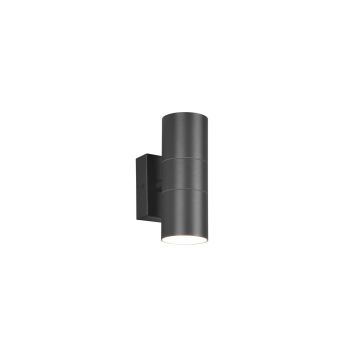 Laredo Applique Da Esterno Cilindro Antracite A Biemissione Ip44 H. 16Cm Trio Antracite
