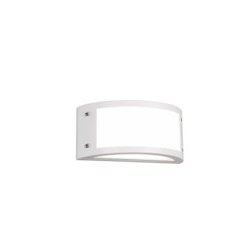Kendal Applique Da Esterno Led Fascia Bianca Ip54 L.25Cm Trio Nero