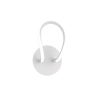 Bologna Applique Led Bianca Con Dimmerazione Ad Interruttore H.26Cm Trio Bianco