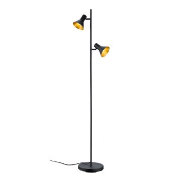 Nina Piantana Attacco E14 Diffusori Metallo Nero + Oro Trio Nero