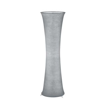 Gravis Piantana In Cotone Grigio D. 35 H. 123 Trio Bianco