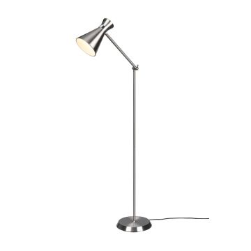 Enzo Piantana Diffusore Doppio Cono Metallo Acciaio Satinato H. 150Cm Trio 