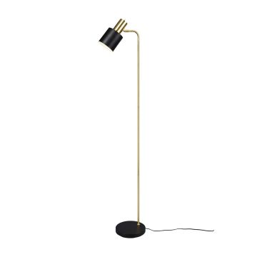 Adam Piantana Metallo Ottone Satinato E Nero H. 150Cm Trio 