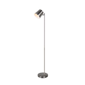 Blake Piantana Acciaio Satinato Dimmer Touch 4 Intensita 'Ricaricabile H. 130Cm Trio Grigio 30%