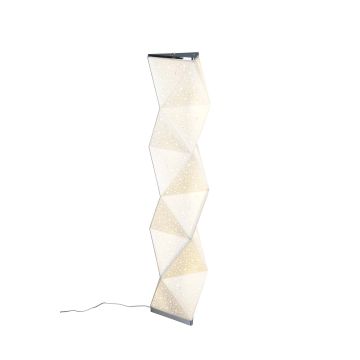 Suma Piantana Led Rgb In Stoffa Microforata H. 100Cm Trio Grigio 25%