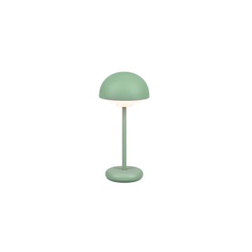 Elliot Lampada Led Da Appoggio Da Esterno Ricaricabile Con Usbc Con Accensione Touch 4 Intensita' Verde H. 26Cm Ip44 Trio Pistacchio