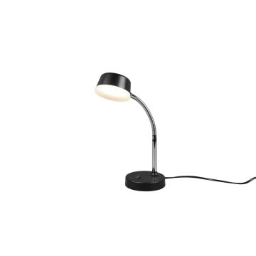 Kiko Lampada Da Studio Nera Flessibile H. 41Cm Trio Nero