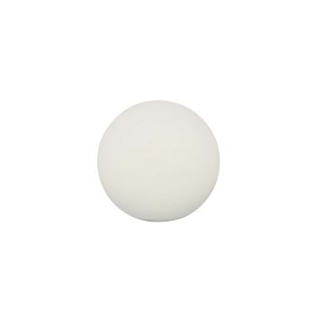 Bahamas Lamp.Sfera Appoggio Led Ricaricabile Acr. Bianco D. 25 Trio Bianco