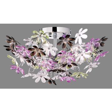 Flower Plaf.Fiori Acr.Tras+Col Cm49 Trio 
