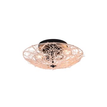 Lovis Applique In Rattan Naturale D. 40Cm Trio 