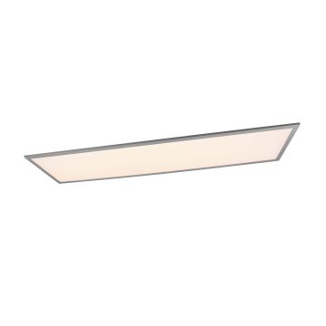 Alpha Plafoniera Led Rettangolare Bordo Alluminio 120X30 Trio 