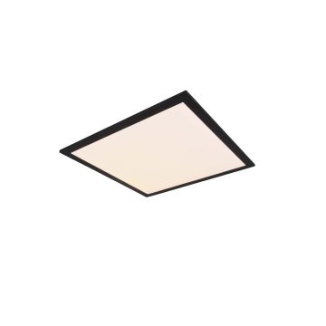Alpha Plafoniera Led Quadrata Bordo Nero 45X45 Trio 