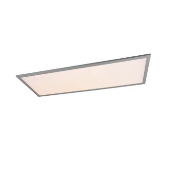 Alpha Plafoniera Led Rettangolare Bordo Alluminio 80X30 Trio 