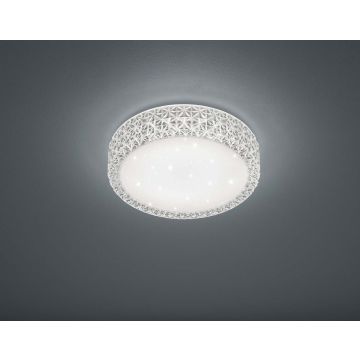 Pegasus Plaf.Led Effetto Cielo Stellato Bordo Trasparente D.28 Trio 