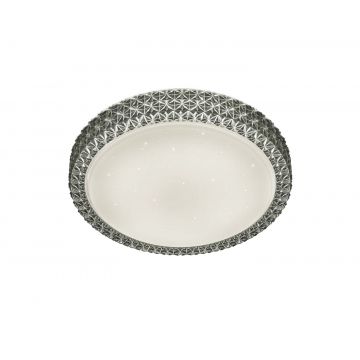 Pegasus Plaf.Led Dimmerabile Effetto Cielo Stellato Bordo Fume' D.40 Trio 