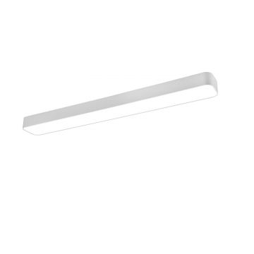 Asterion Plafoniera Led Rettangolare Bordo Bianco Con Telecomando Multifunzione 120X15 Trio 