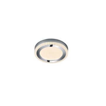 Slide Plafoniera Led Rotonda Con Doppia Accensione Separata Con Telecomando Multifunzione D. 25Cm Trio 