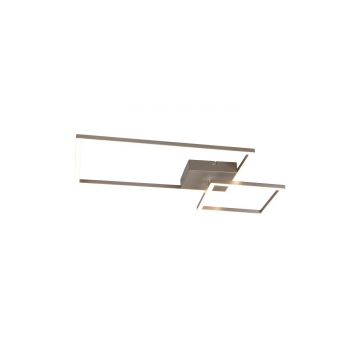 Padella Plafoniera Led Alluminio Con Snodo Ed Intensita' Regolabile Con Interruttore L. 63Cm Trio 