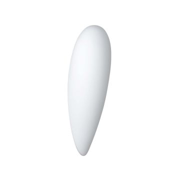 Toulon Applique Allumino Vetro Goccia Cm44X13 Trio Bianco