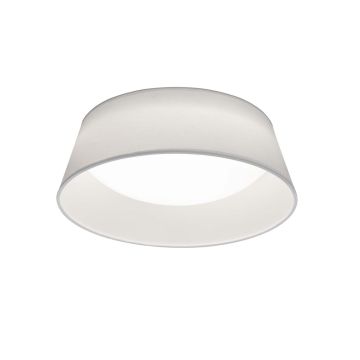 Ponts Plafoniera Led Diffusore Metacrilato Bianco Con Paralume Bianco D.45Cm Trio 