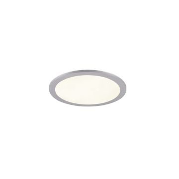 Tiberius Plafoniera Led Rotonda Bordo Alluminio D. 30Cm Trio 