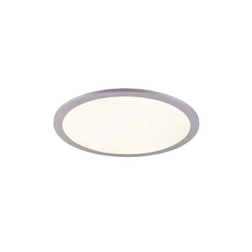 Tiberius Plafoniera Led Rotonda Bordo Alluminio D. 40Cm Trio 