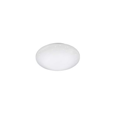 Fara Plafoniera Led Diffusore Metacrilato Con Effetto Cielo Stellato Con Smart Control Molteplici Funzioni "Wiz" D. 30Cm Trio 