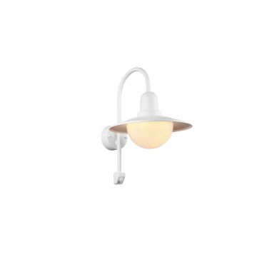 Norman Applique Da Esterno Alluminio Bianco Con Sensore H. 45Cm Ip44 Trio Bianco