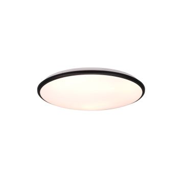 Limbus Plafoniera Led Bordo Nero Con Dimmerazione Con Interruttore D.50Cm Trio 