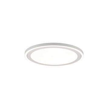 Carus Plafoniera Led Rotonda Bordo Bianco Doppio Interruttore Per Accensioni Separate D. 43Cm Trio 
